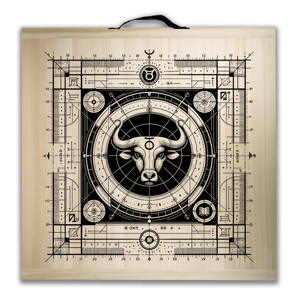 Kit de jeu de palets breton - Signe du Taureau