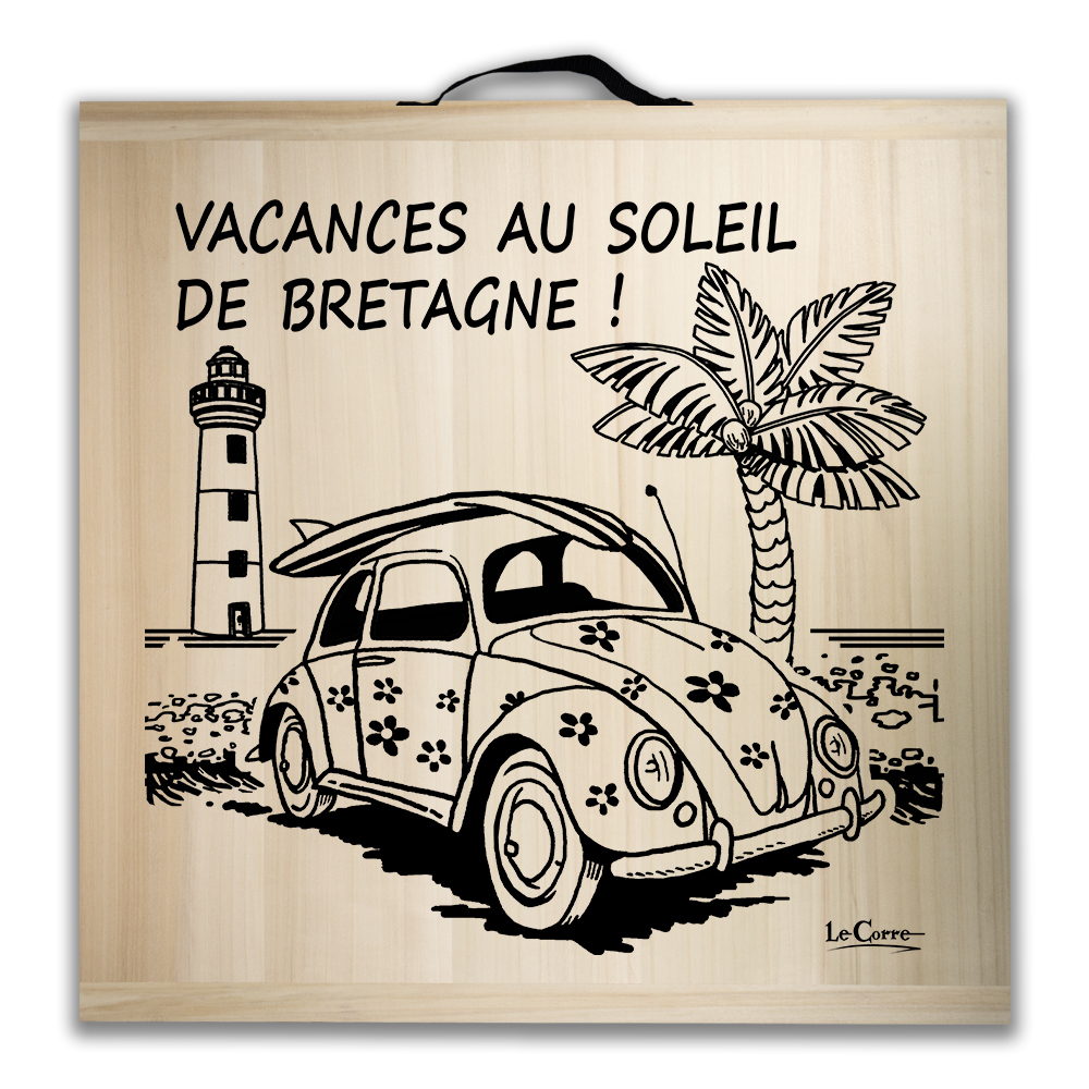 Kit de jeu de palets breton - Vacances au soleil de Bretagne