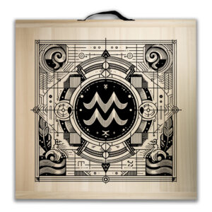 Kit de jeu de palets breton - Signe du Verseau