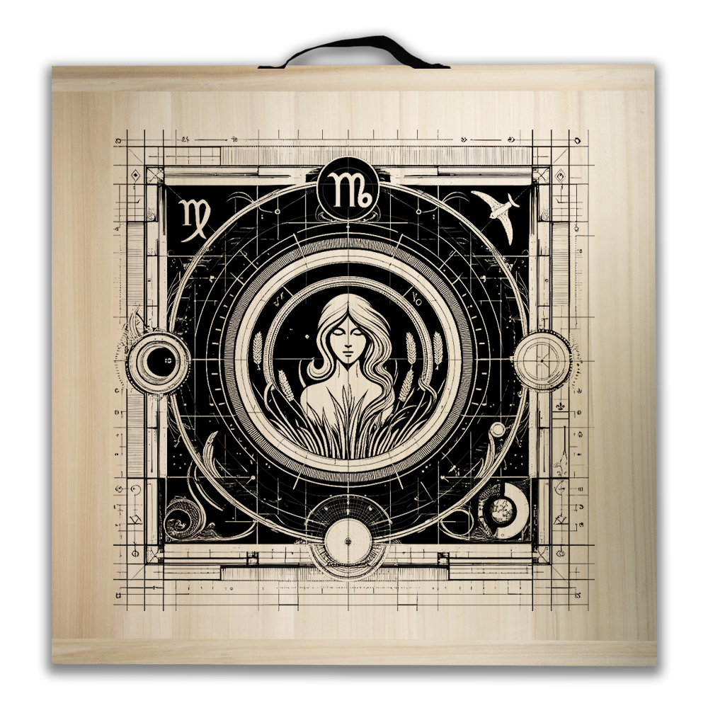 Kit de jeu de palets breton - Signe de la Vierge