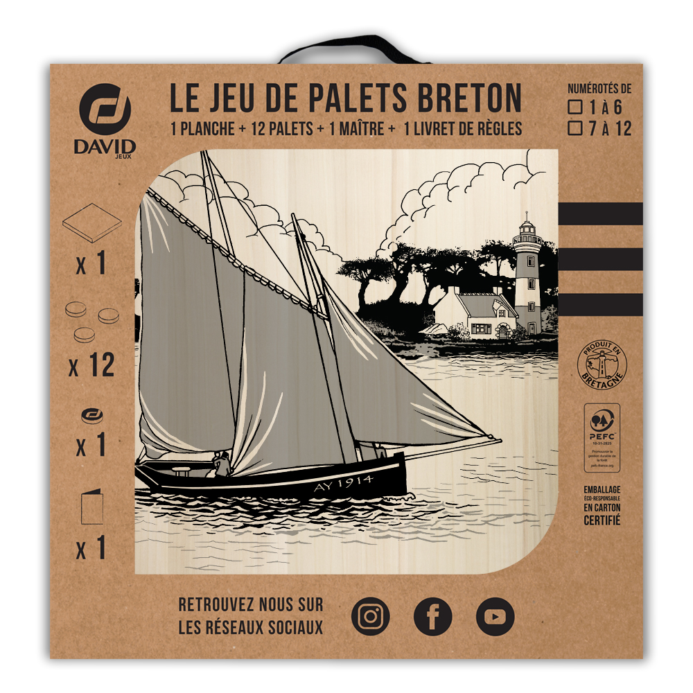 Kit de jeu de palets breton - Vieux Gréement – Image 3