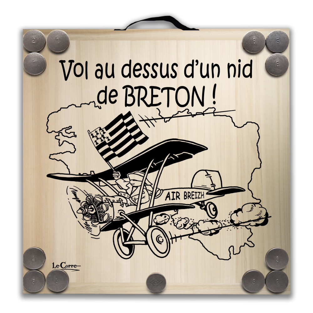 Kit de jeu de palets breton - Vol au dessus d'un nid de bretons – Image 2
