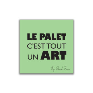 La chiffonnette verte DAVID Jeux - Le Palet c'est tout un Art