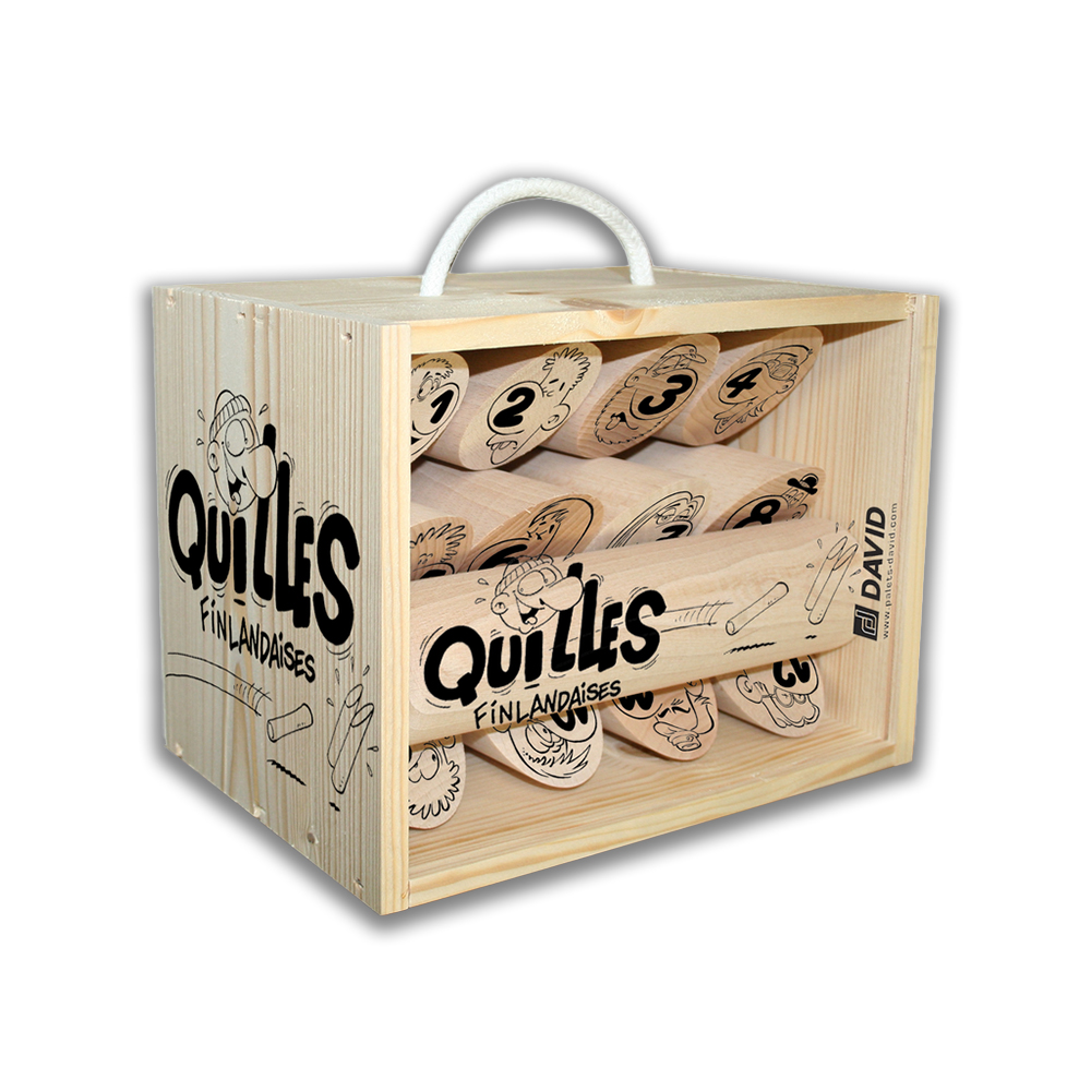 Les quilles finlandaises - CARTOON - Bois massif