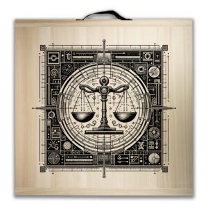 Kit de jeu de palets breton - Signe de la Balance