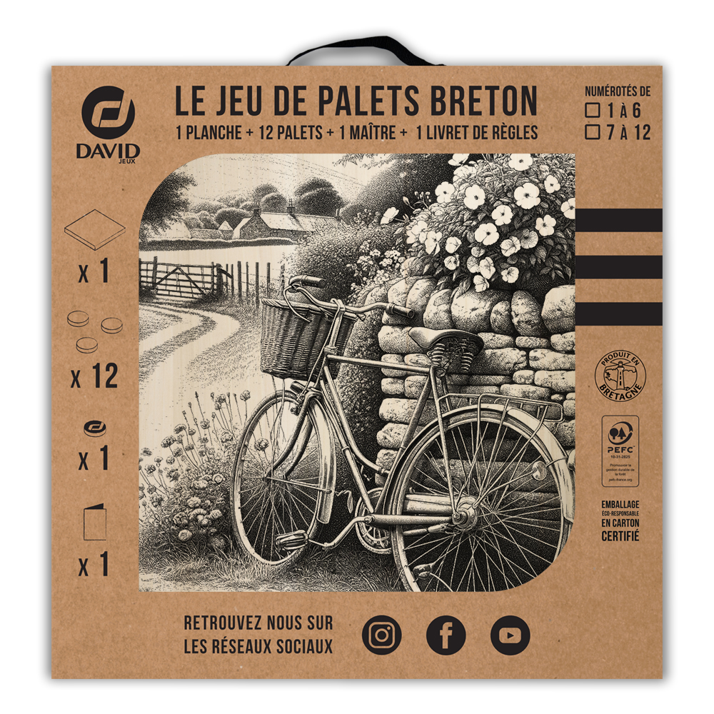 Kit de jeu de palets breton - Bicyclette – Image 3