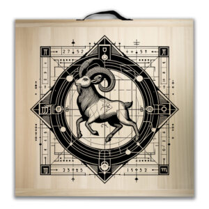 Kit de jeu de palets breton - Signe du Capricorne