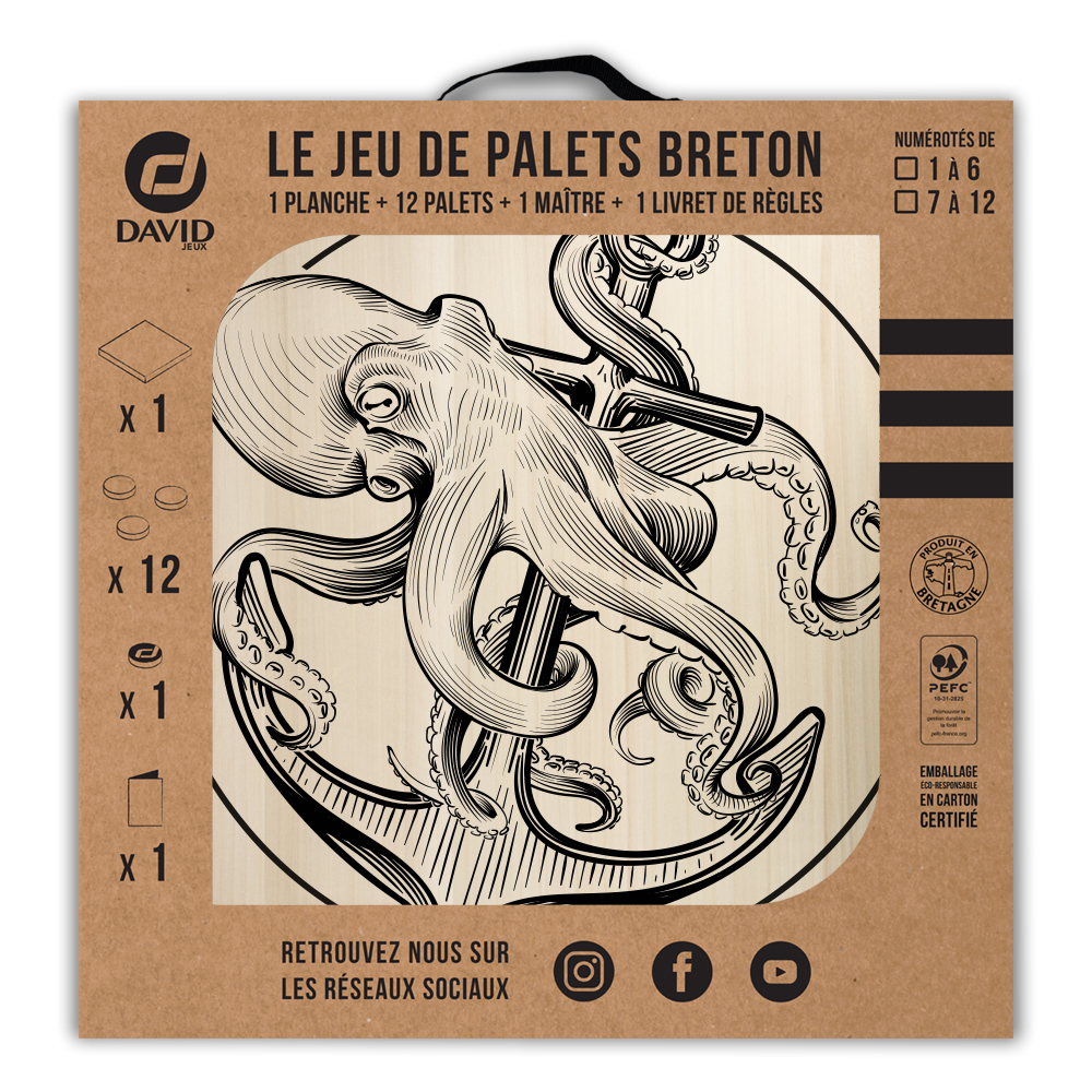 Kit de jeu de palets breton - Chair de Poulpe – Image 3