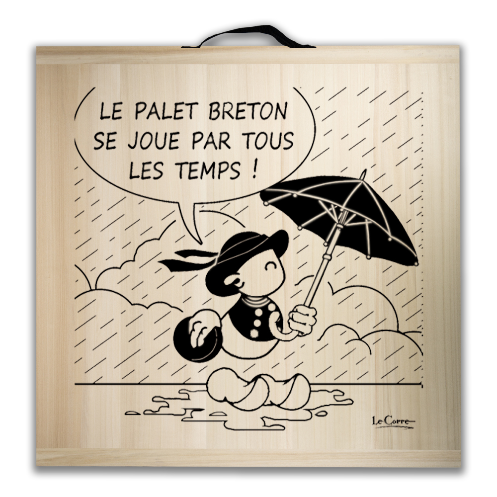 Kit de jeu de palets breton - Crachin breton