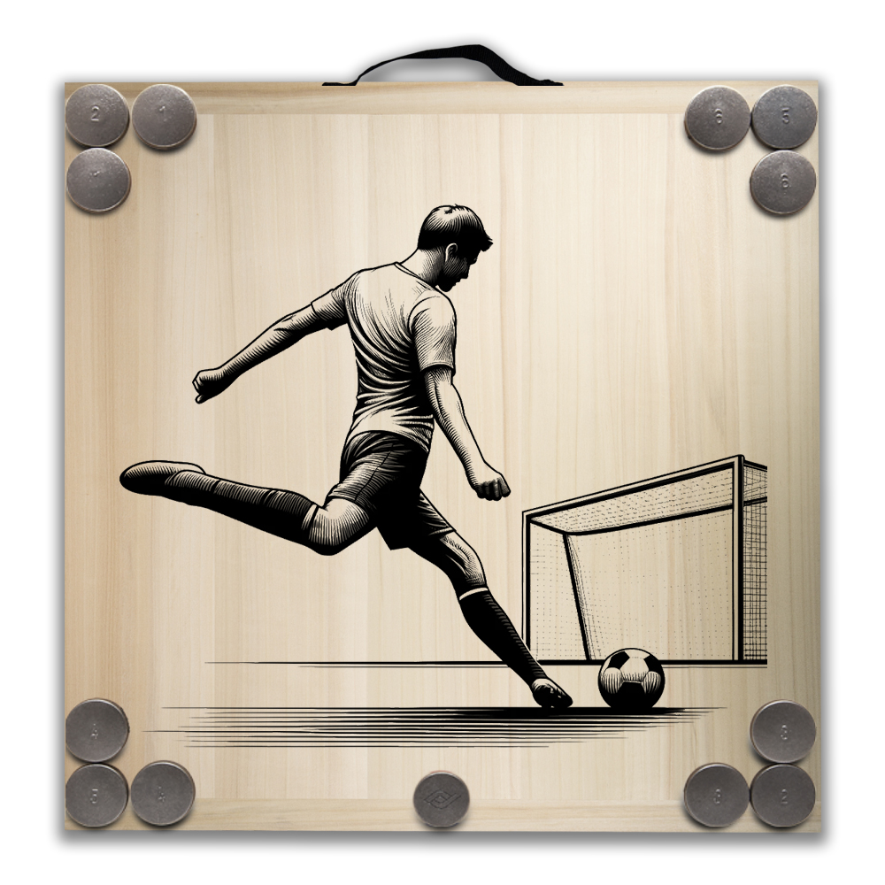 Kit de jeu de palets breton - Joueur de Foot – Image 2