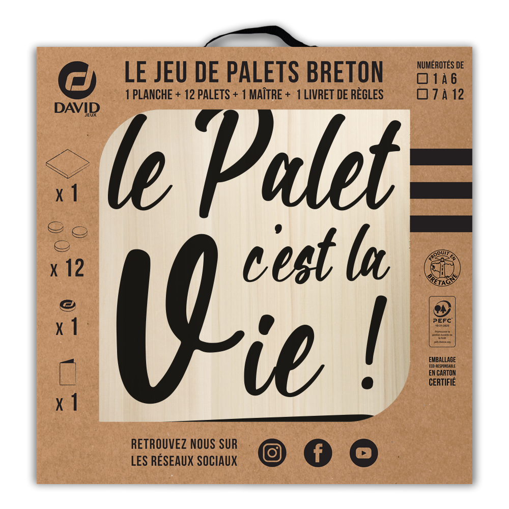 Kit de jeu de palets breton - Le Palet c'est la vie – Image 3