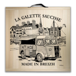Kit de jeu de palets breton - Le food truck Galette Saucisse