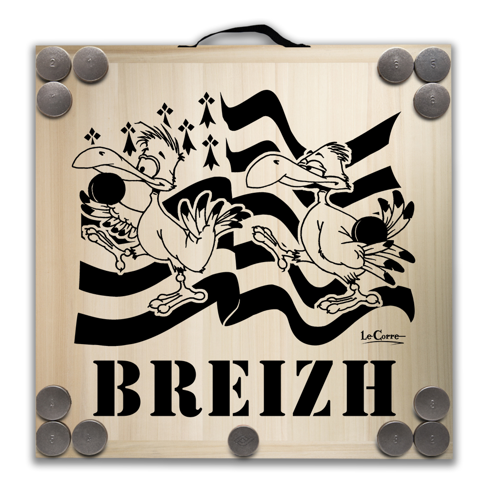 Kit de jeu de palets breton - Les mouettes bretonnes – Image 2
