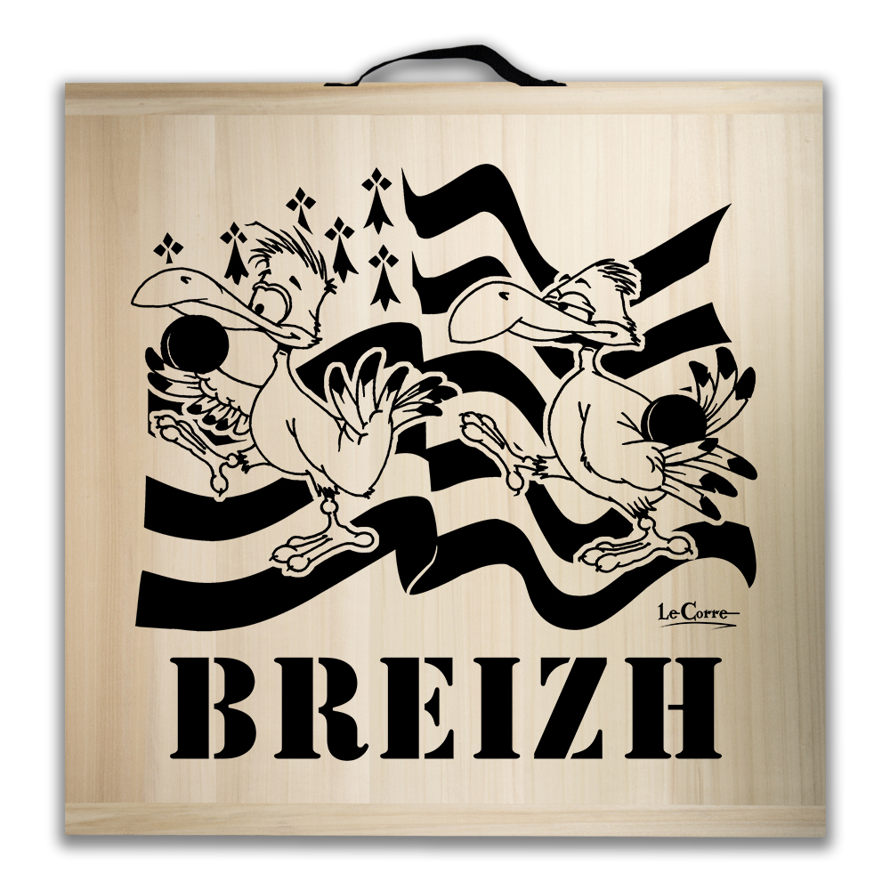 Kit de jeu de palets breton - Les mouettes bretonnes