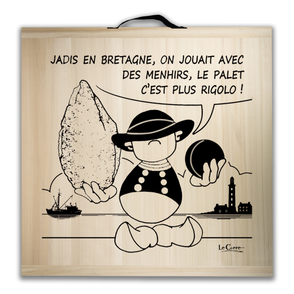 Kit de jeu de palets breton - Menhir
