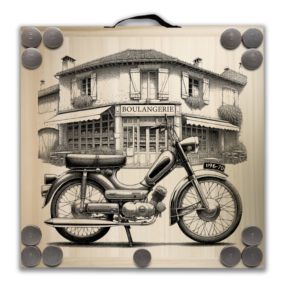 Kit de jeu de palets breton - Mobylette – Image 2