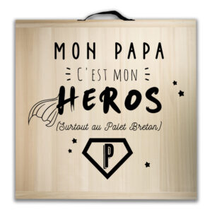 Kit de jeu de palets breton - Mon Papa, mon Héros