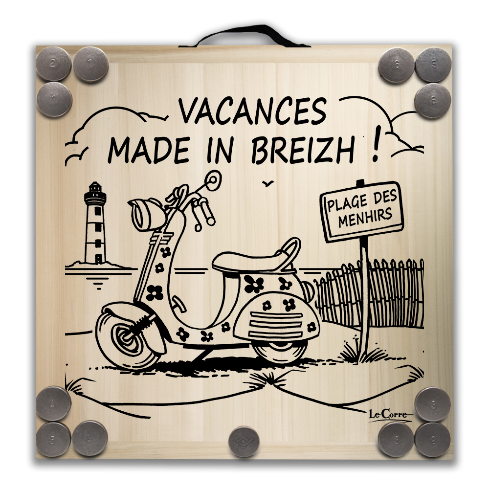 Kit de jeu de palets breton - Plage des menhirs – Image 2