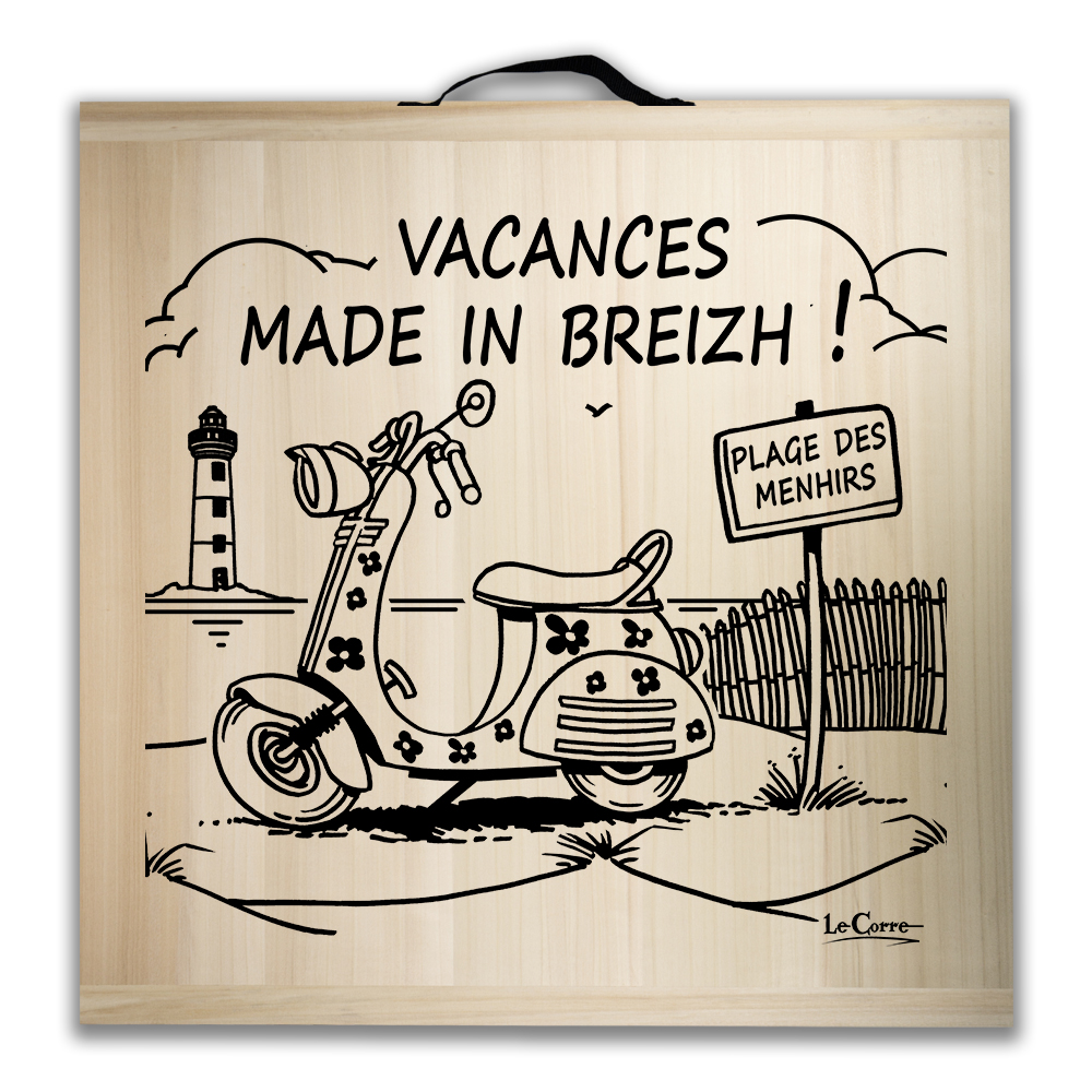 Kit de jeu de palets breton - Plage des menhirs