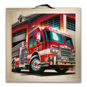 Kit de jeu de palets breton - Pompier couleurs