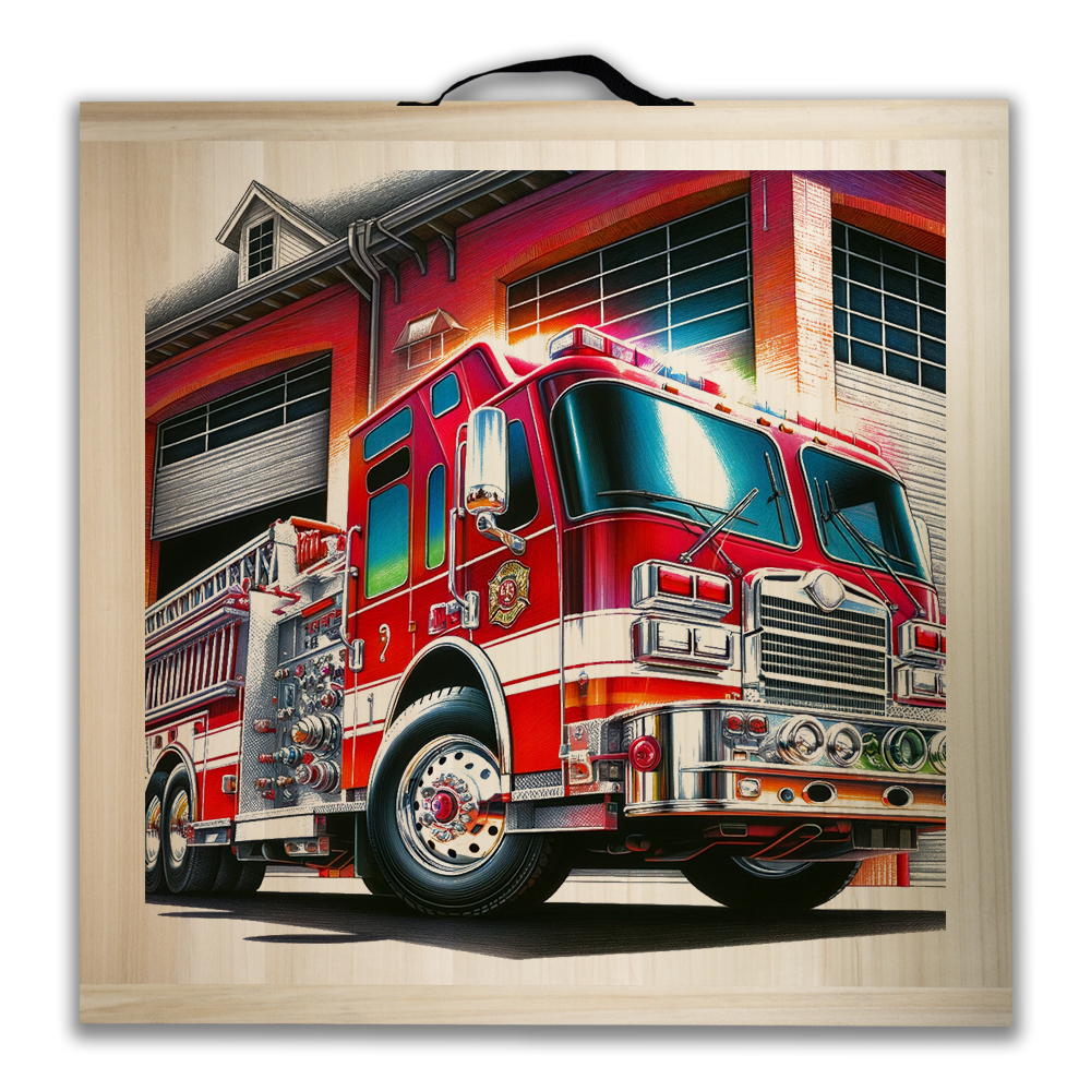 Kit de jeu de palets breton - Pompier couleurs