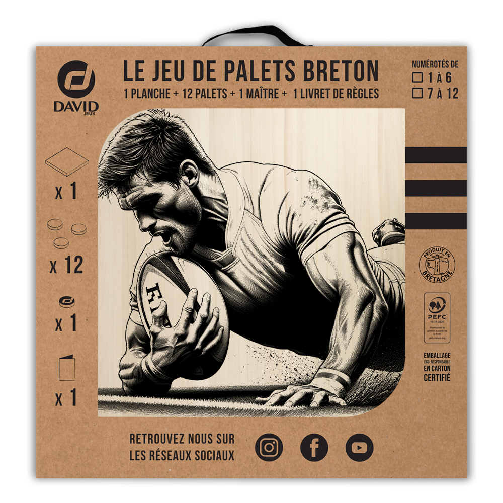 Kit de jeu de palets breton - Rugbyman – Image 4