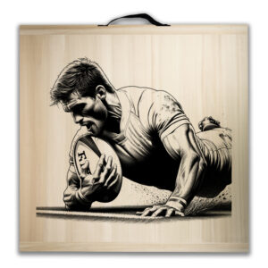 Kit de jeu de palets breton - Rugbyman