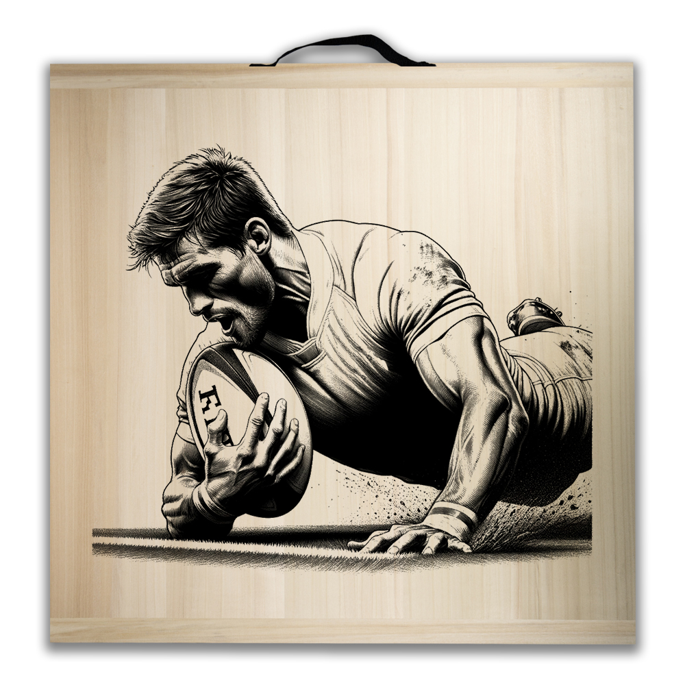 Kit de jeu de palets breton - Rugbyman