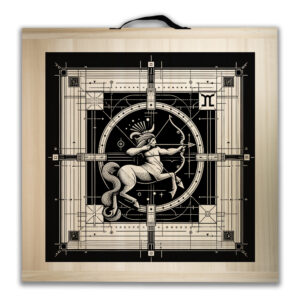 Kit de jeu de palets breton - Signe du Sagittaire