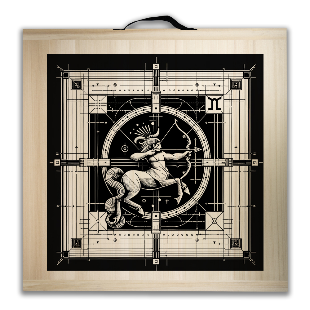 Kit de jeu de palets breton - Signe du Sagittaire