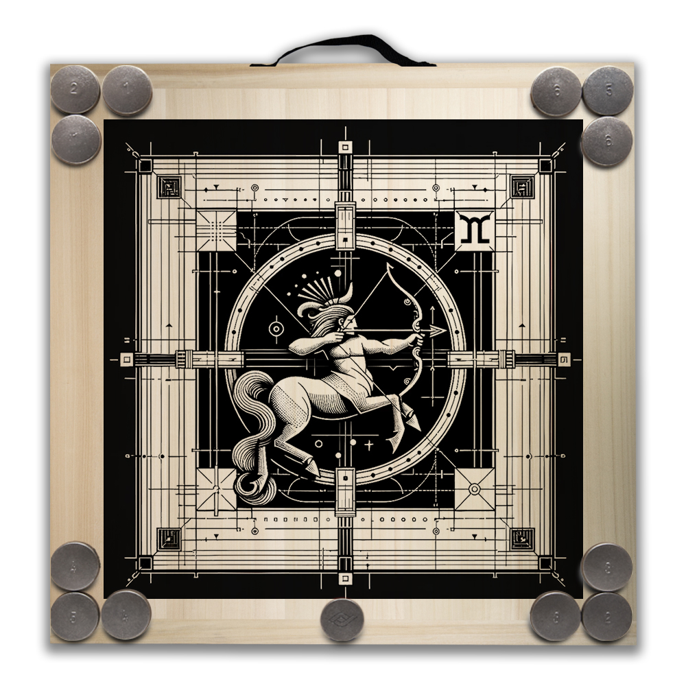 Kit de jeu de palets breton - Signe du Sagittaire – Image 2