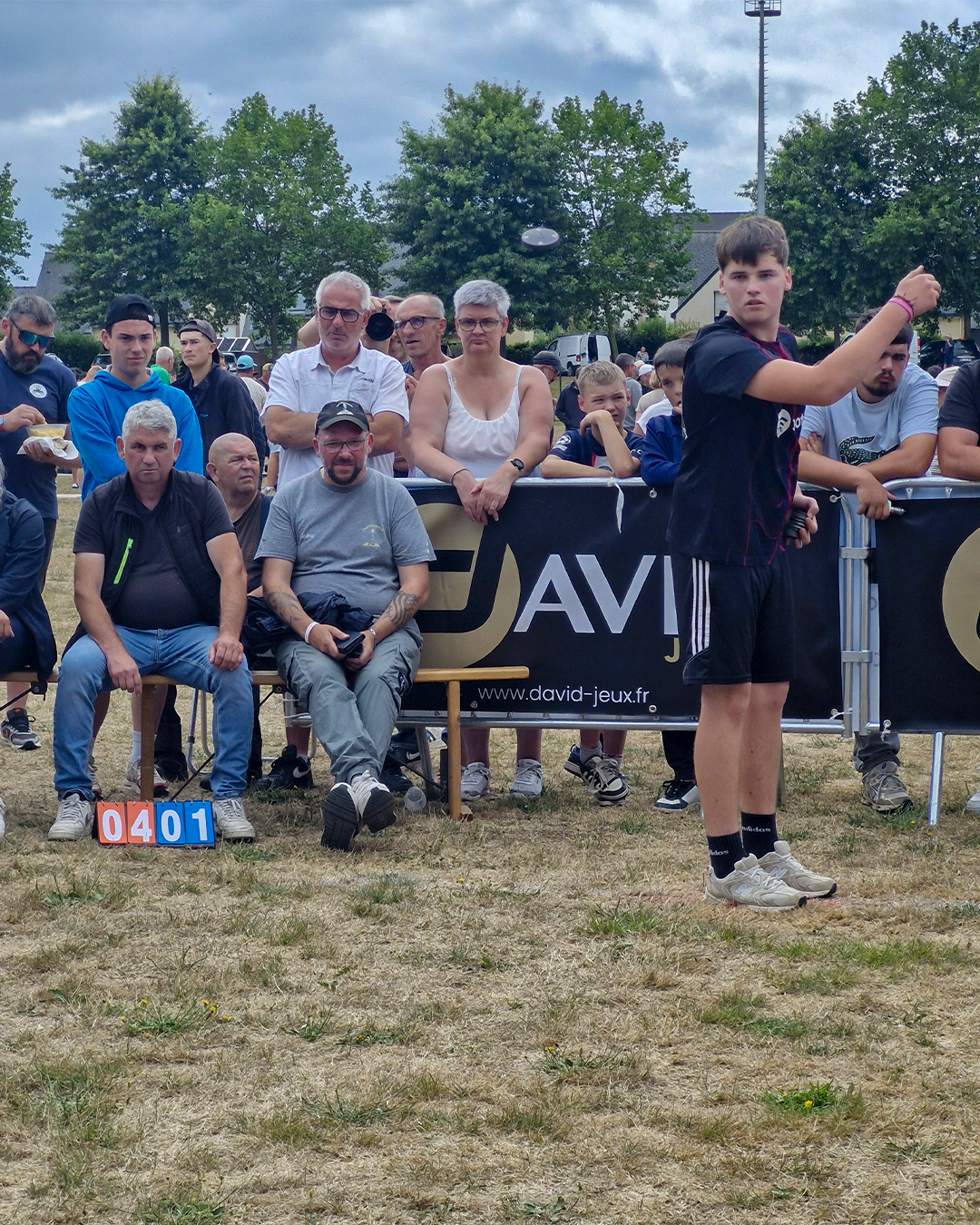 Théo Riaud sous les yeux de son papa en finale de la Coupe de France