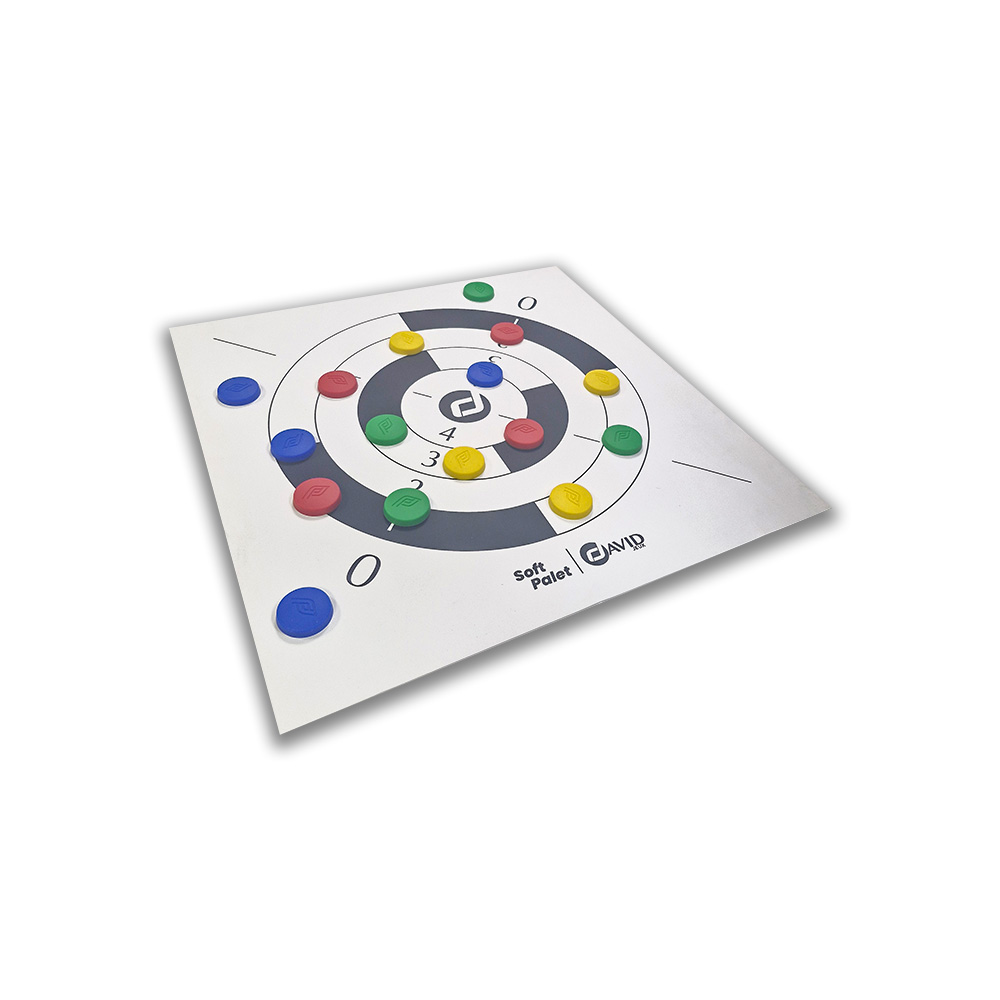 Le Soft Palet, palet d'interieur avec son tapis en silicone